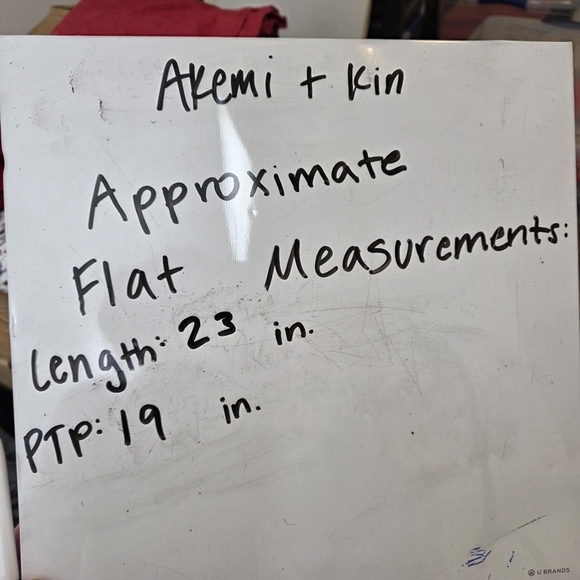 Akemi + Kin Anthropologie Red Geometric Boho Summer Cute Tank Top Size Medium - Picture 8 of 8